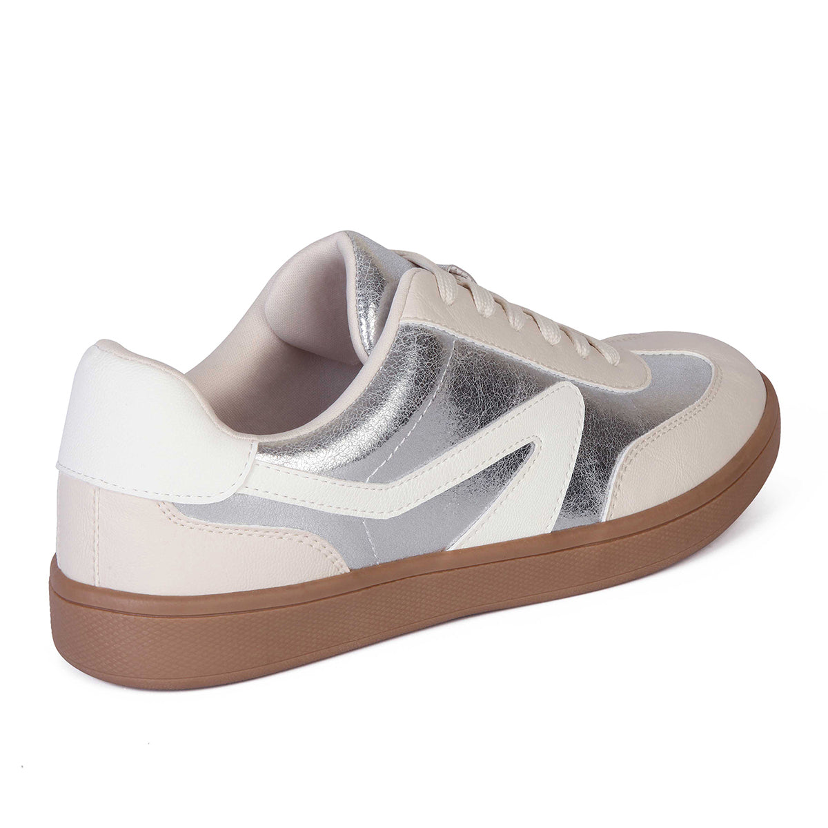 ZAPATILLA MUJER STHEF CASUAL SILVER 7980