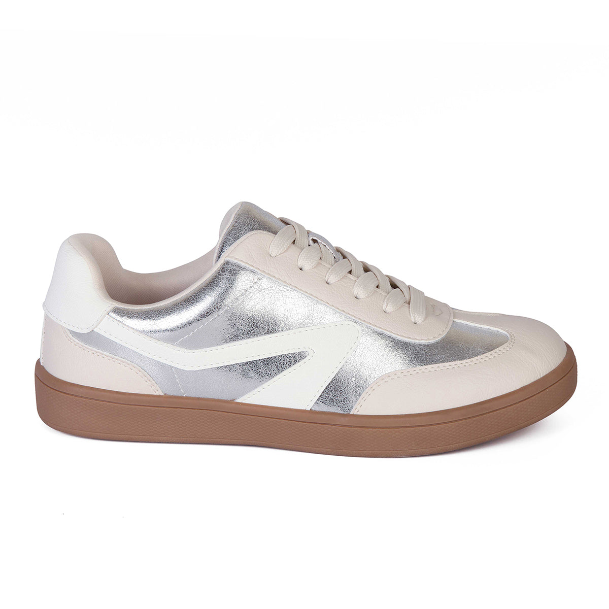 ZAPATILLA MUJER STHEF CASUAL SILVER 7980