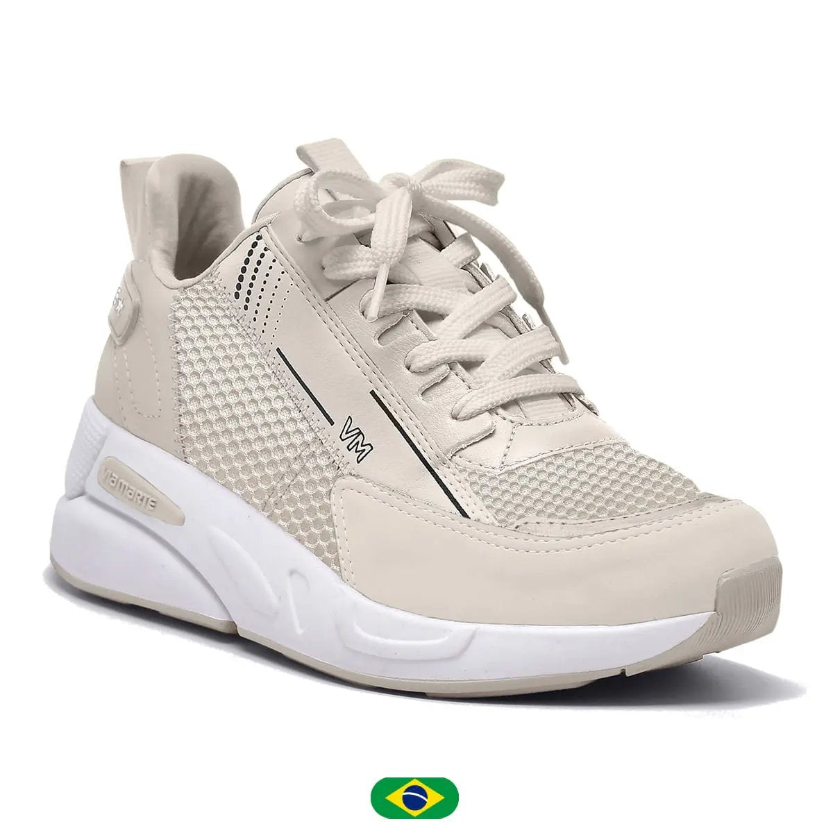 Zapatillas para Mujer 22-11407-09 BEIGE Via Marte