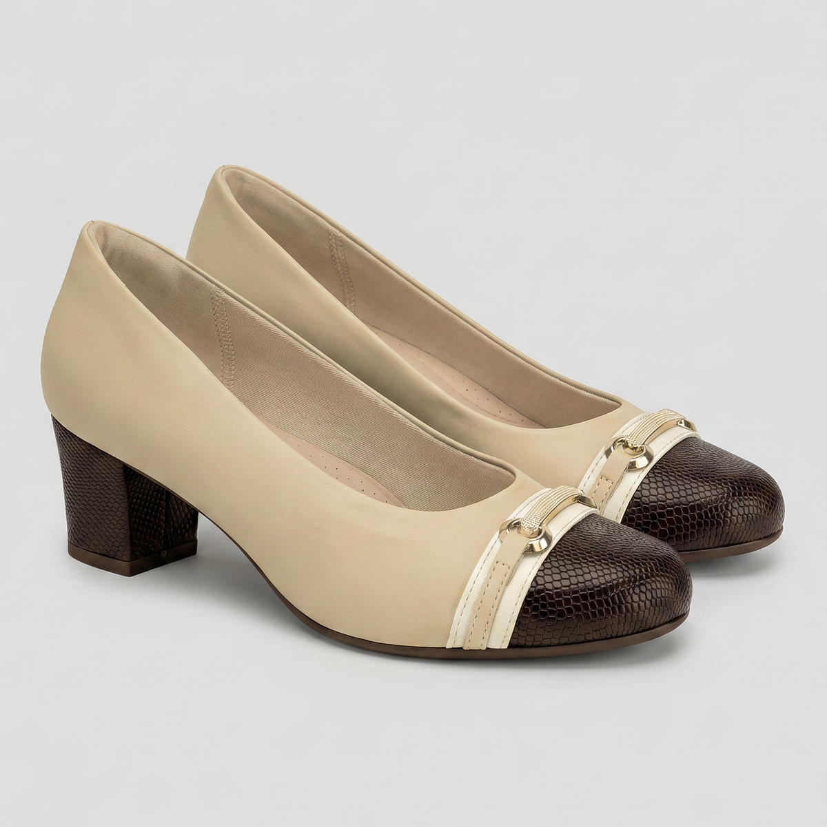 ZAPATO JOANETE MUJER PICCADILLY BRULE/CACAU/OFF WHITE 11020400000001