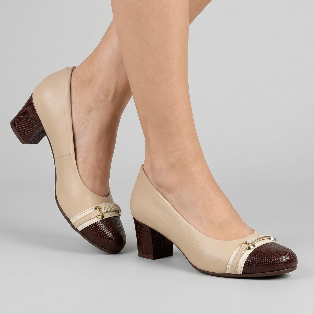 ZAPATO JOANETE MUJER PICCADILLY BRULE/CACAU/OFF WHITE 11020400000001