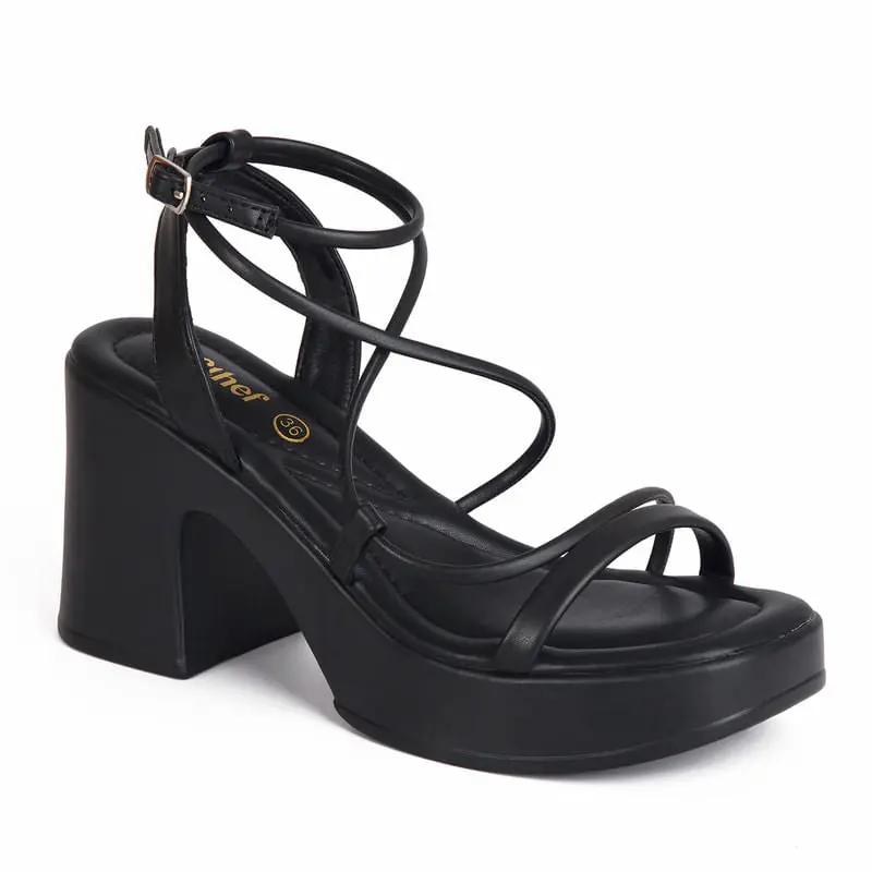 SANDALIA MUJER STHEF CASUAL NEGRO 7797 Sthef