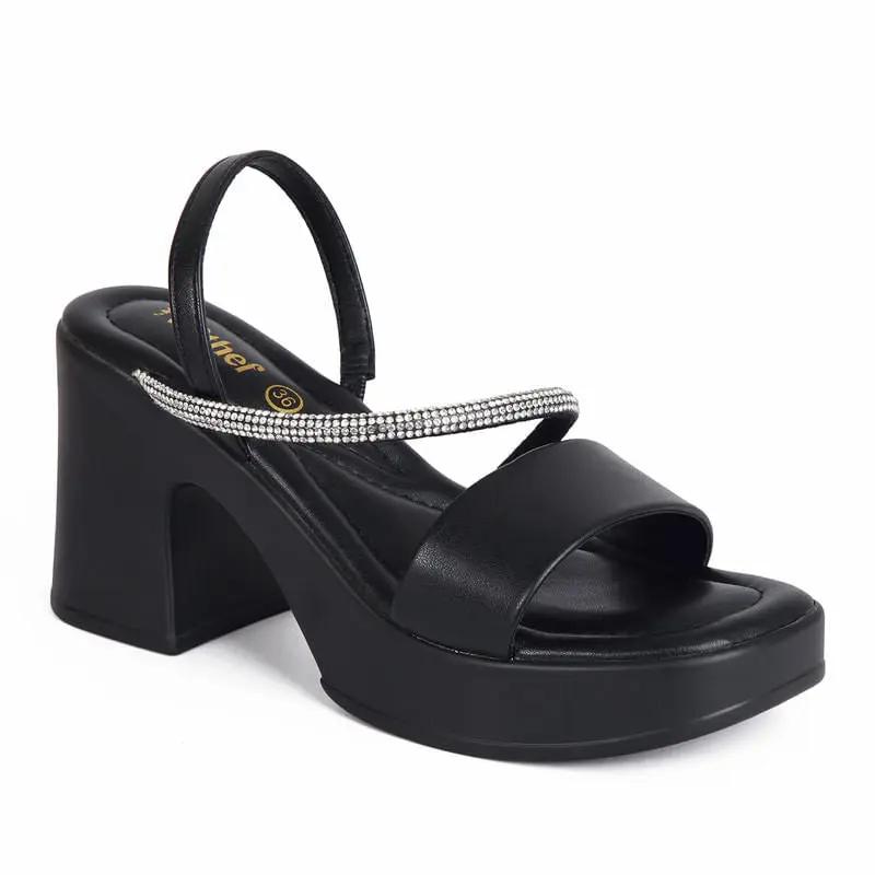 SANDALIA MUJER STHEF CASUAL NEGRO 7829 Sthef