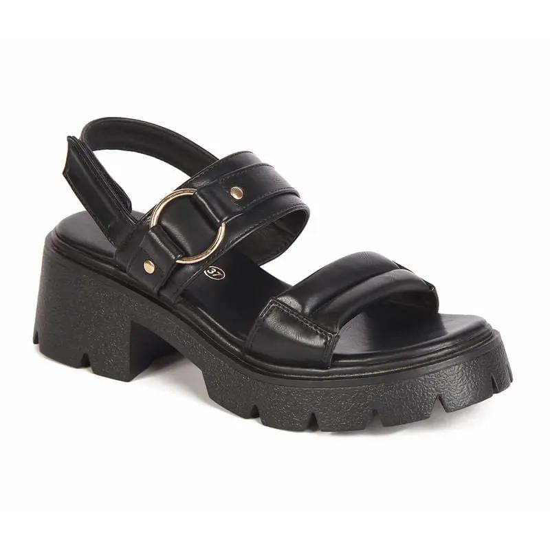 SANDALIA MUJER STHEF CASUAL NEGRO 7830 Sthef
