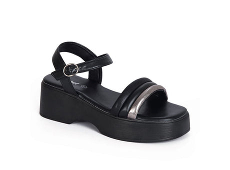 Sandalia con correa Mujer 7827 NEGRO-STHEF Sthef