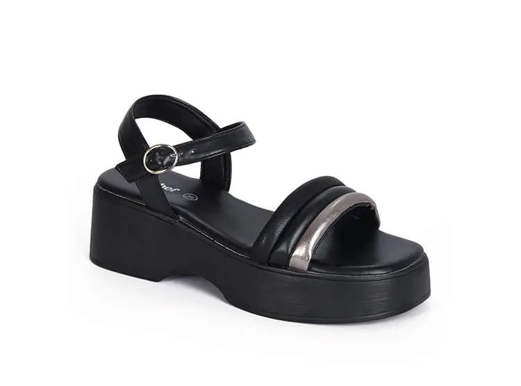 SANDALIA MUJER STHEF CASUAL NEGRO 7827 Sthef