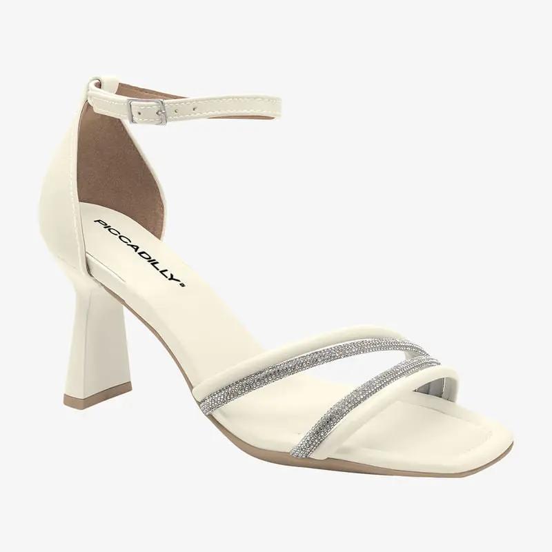 Sandalia de Vestir 655118 OFF WHITE CRISTAL Piccadilly