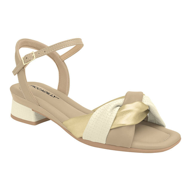 Sandalia de Vestir Mujer 475015 MARFIM OURO OFF WHITE Piccadilly