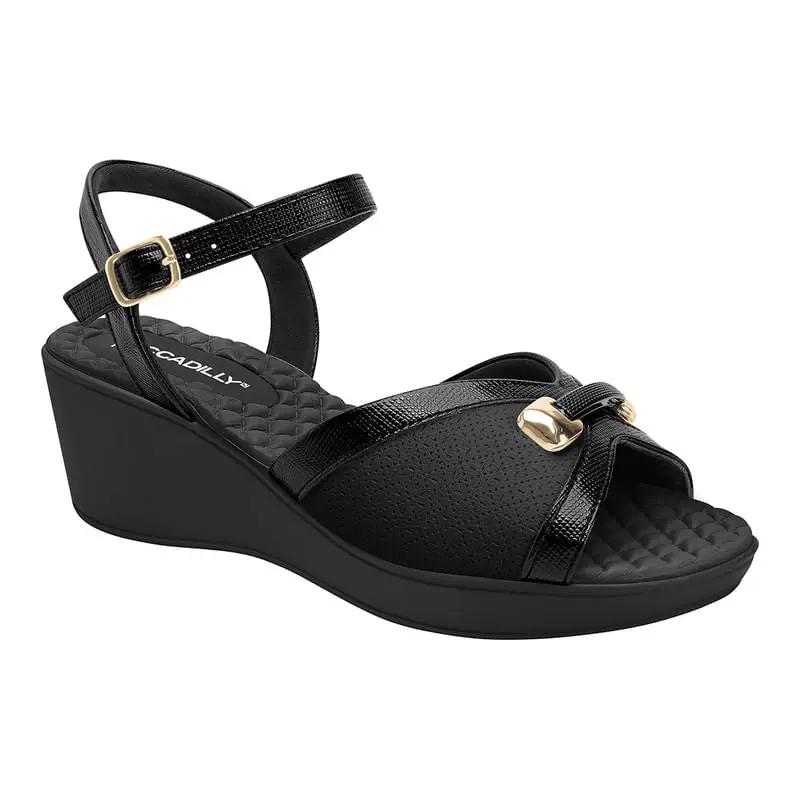 SANDALIA MUJER PICCADILLY CASUAL PRETO 54038300000005 Piccadilly
