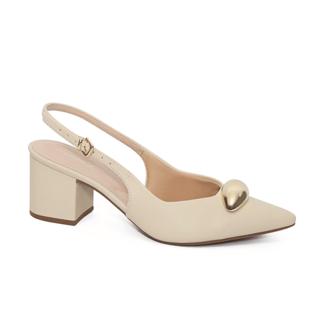 Zapato Vestir Mujer 20663-04 Manteiga Mikaela Mikaela