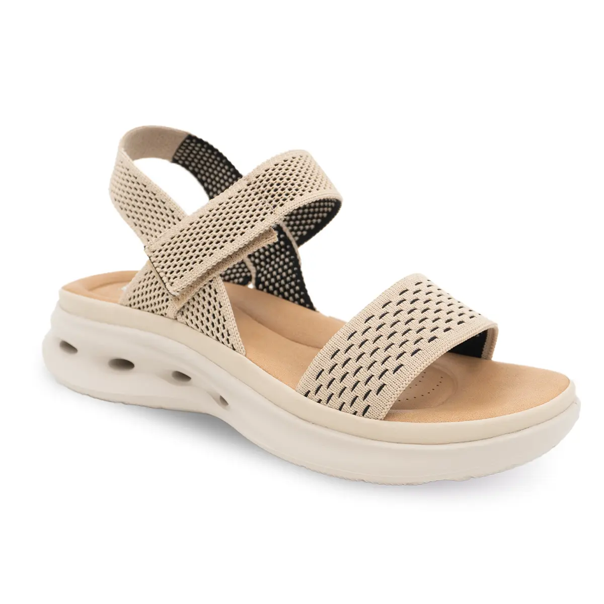 SANDALIA MUJER STHEF CASUAL BEIGE 8151 Sthef