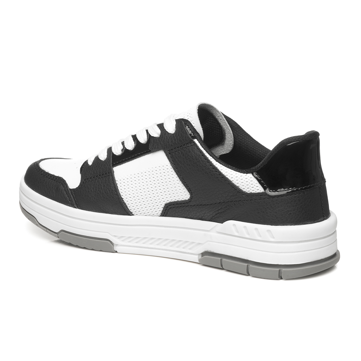 ZAPATILLA MUJER PEGADA CASUAL BRANCO/PRETO 212602-04