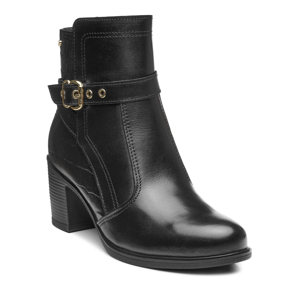 BOTIN MUJER PEGADA VESTIR PRETO 280401-03