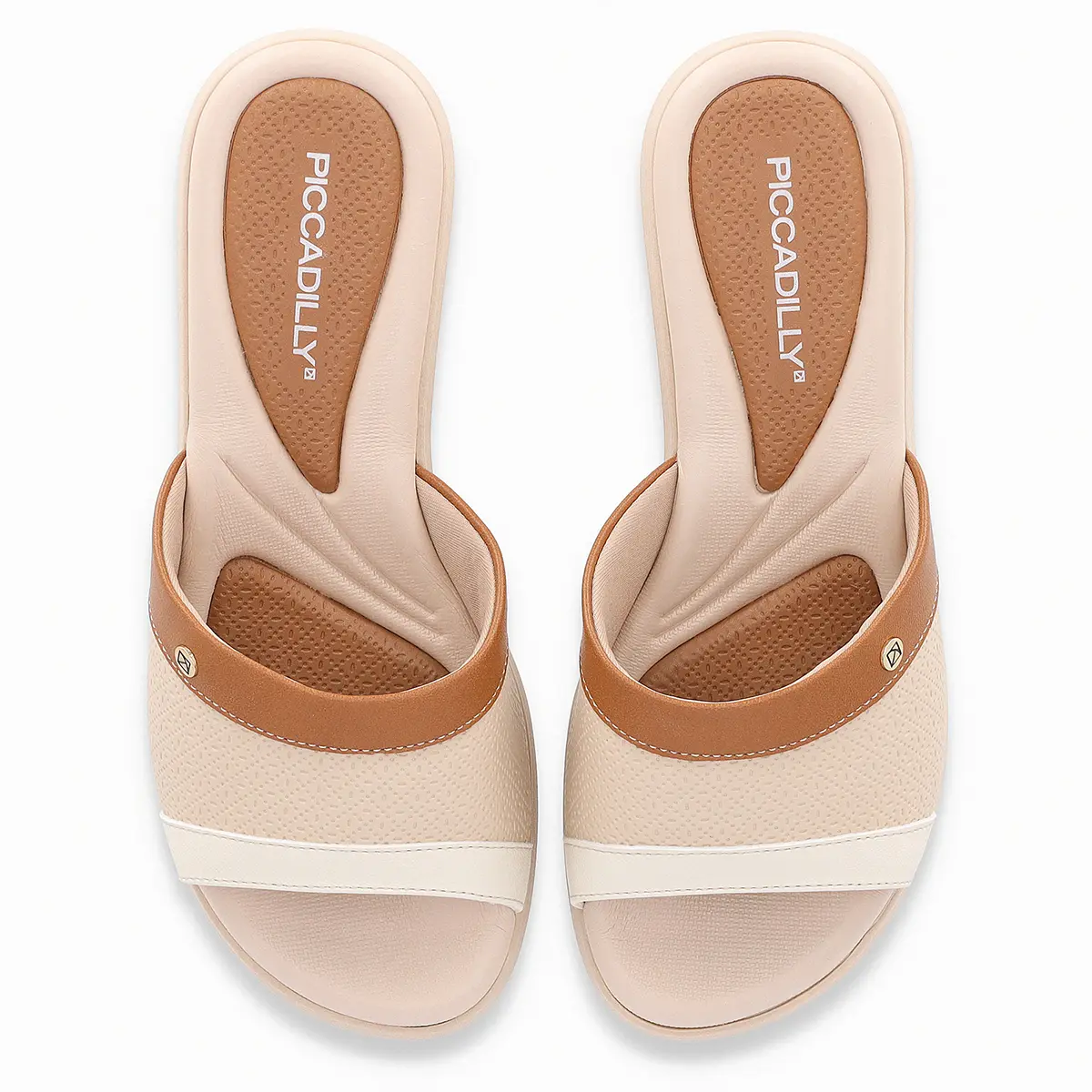 SANDALIA PICCADILLY MASCAVO/BRULE/OFF WHITE 54039800000008 Piccadilly