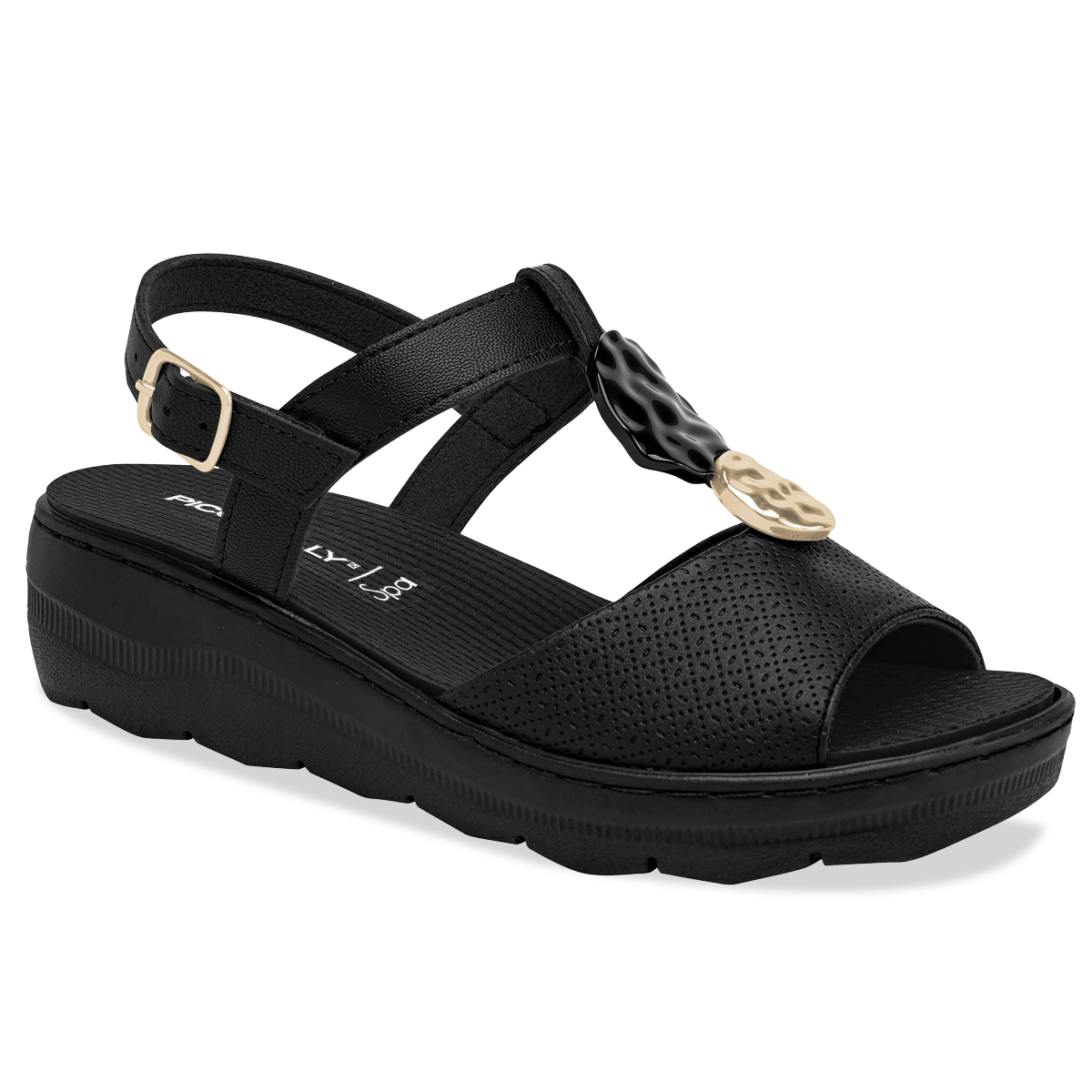SANDALIA PICCADILLY PRETO 56807600000001 Piccadilly