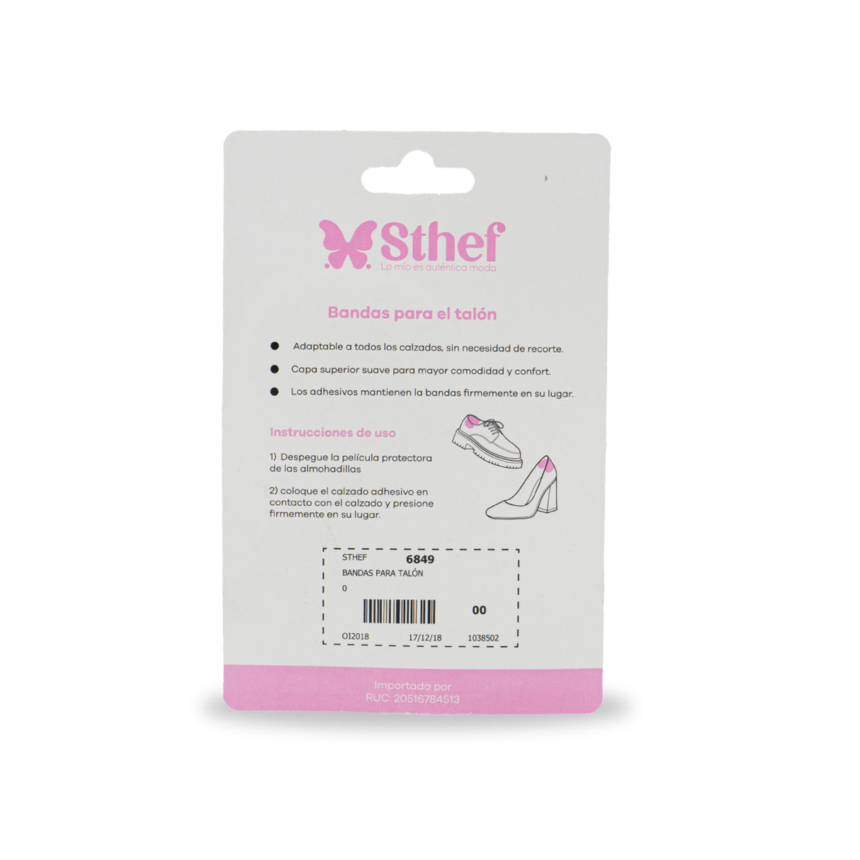 BANDAS PARA EL TALON STHEF 6849