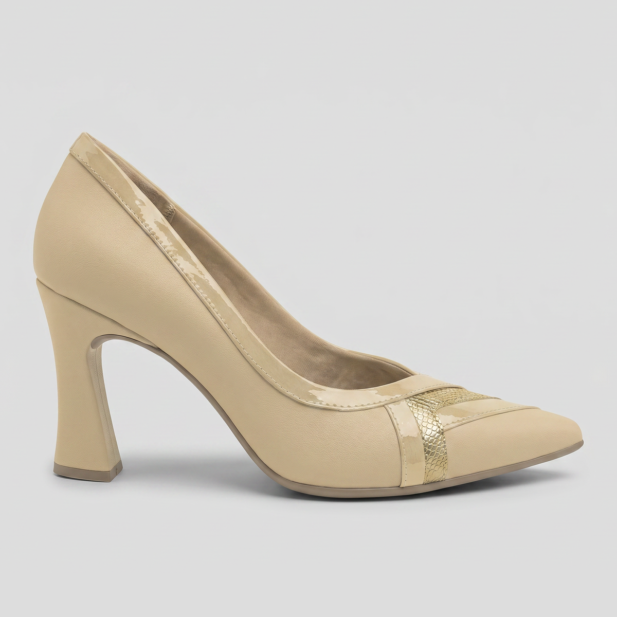 ZAPATO MUJER PICCADILLY VESTIR BRULE/OURO 74925400000004