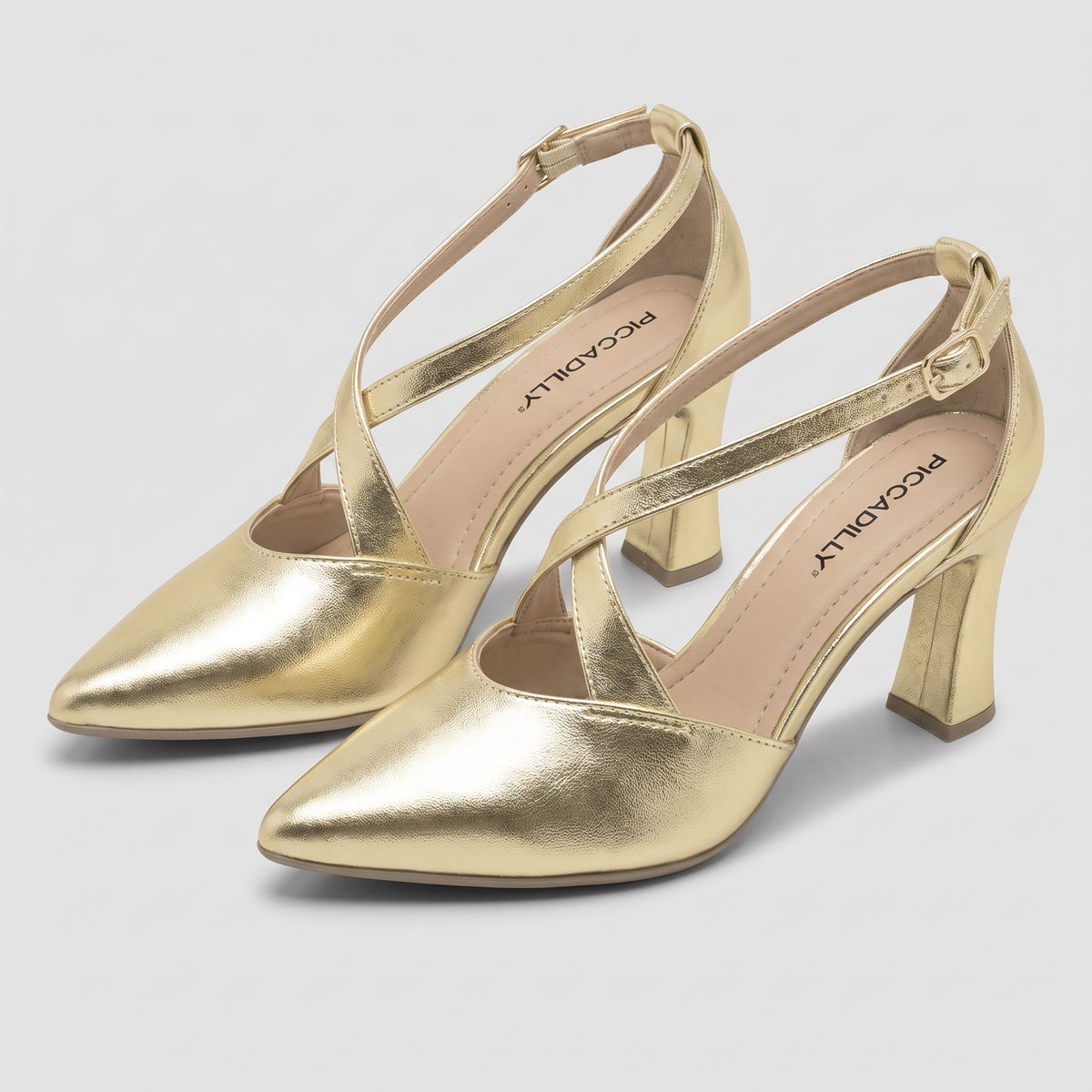 ZAPATO MUJER PICCADILLY VESTIR OURO 74925500000002