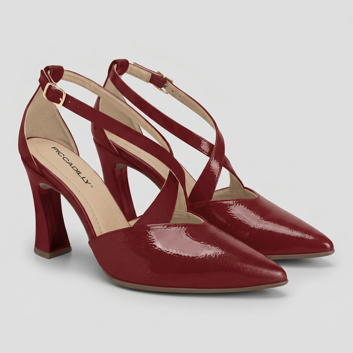 ZAPATO MUJER PICCADILLY VESTIR CARMIM 74925500000006