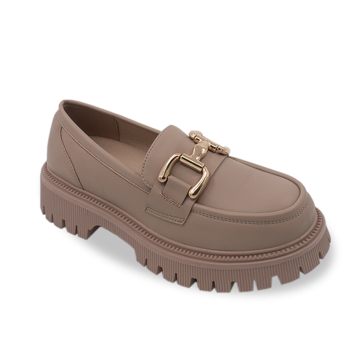 MOCASIN MUJER STHEF BEIGE 7629