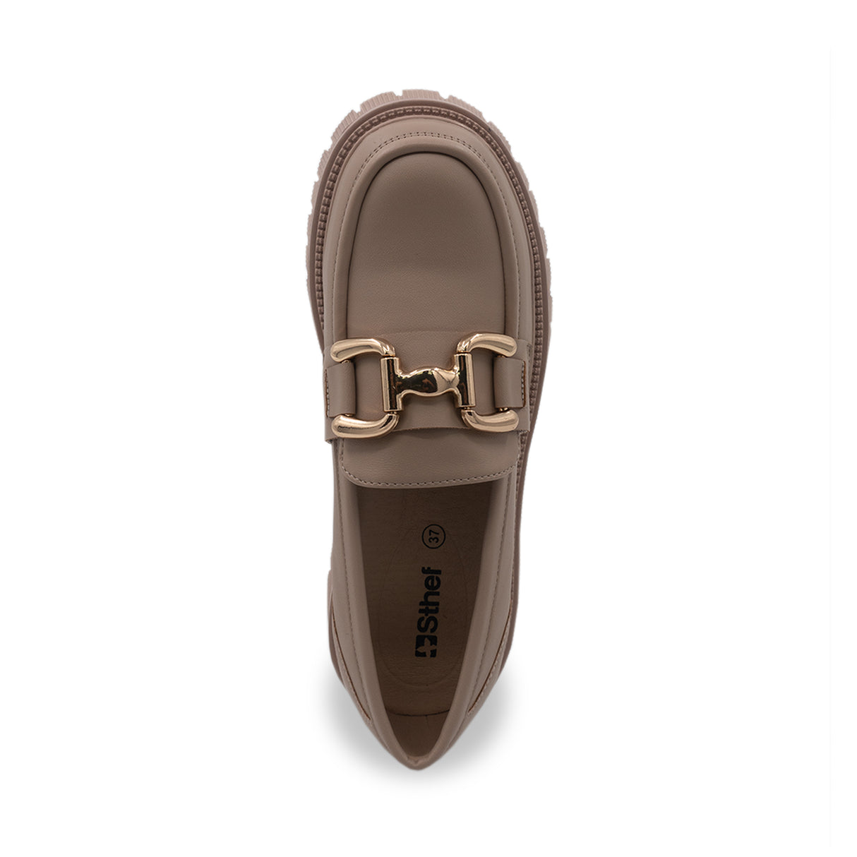 MOCASIN MUJER STHEF BEIGE 7629