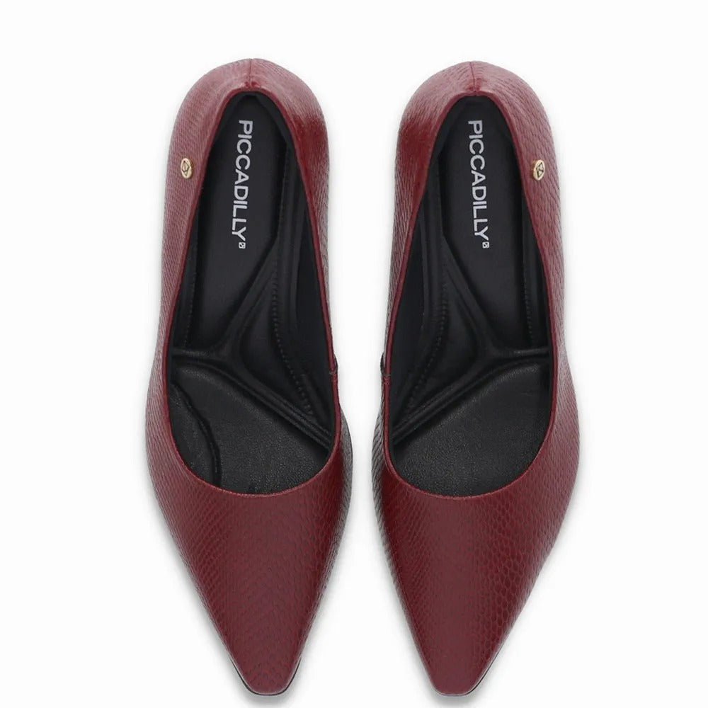 Zapato de Vestir Mujer Color Vinho Piccadilly 1134575 Piccadilly