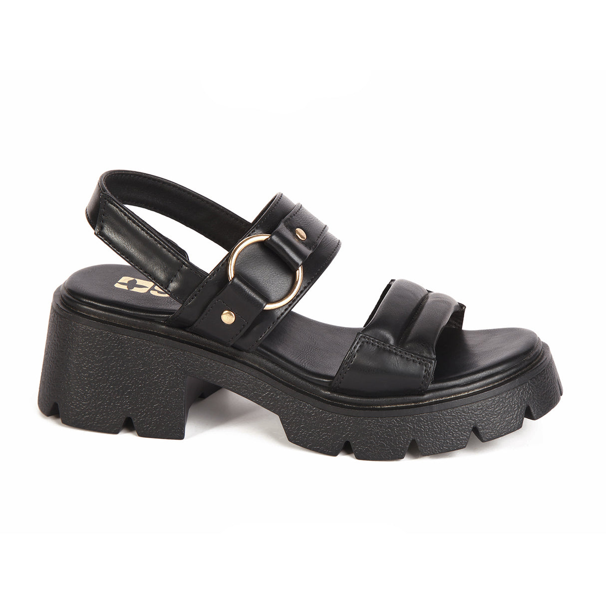 SANDALIA MUJER STHEF CASUAL NEGRO 7830