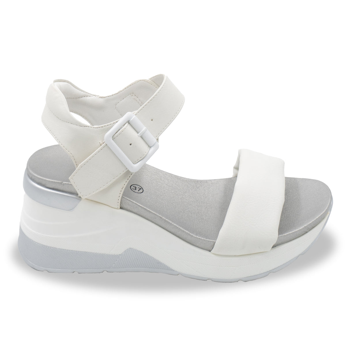SANDALIA MUJER STHEF CASUAL BLANCO 7838