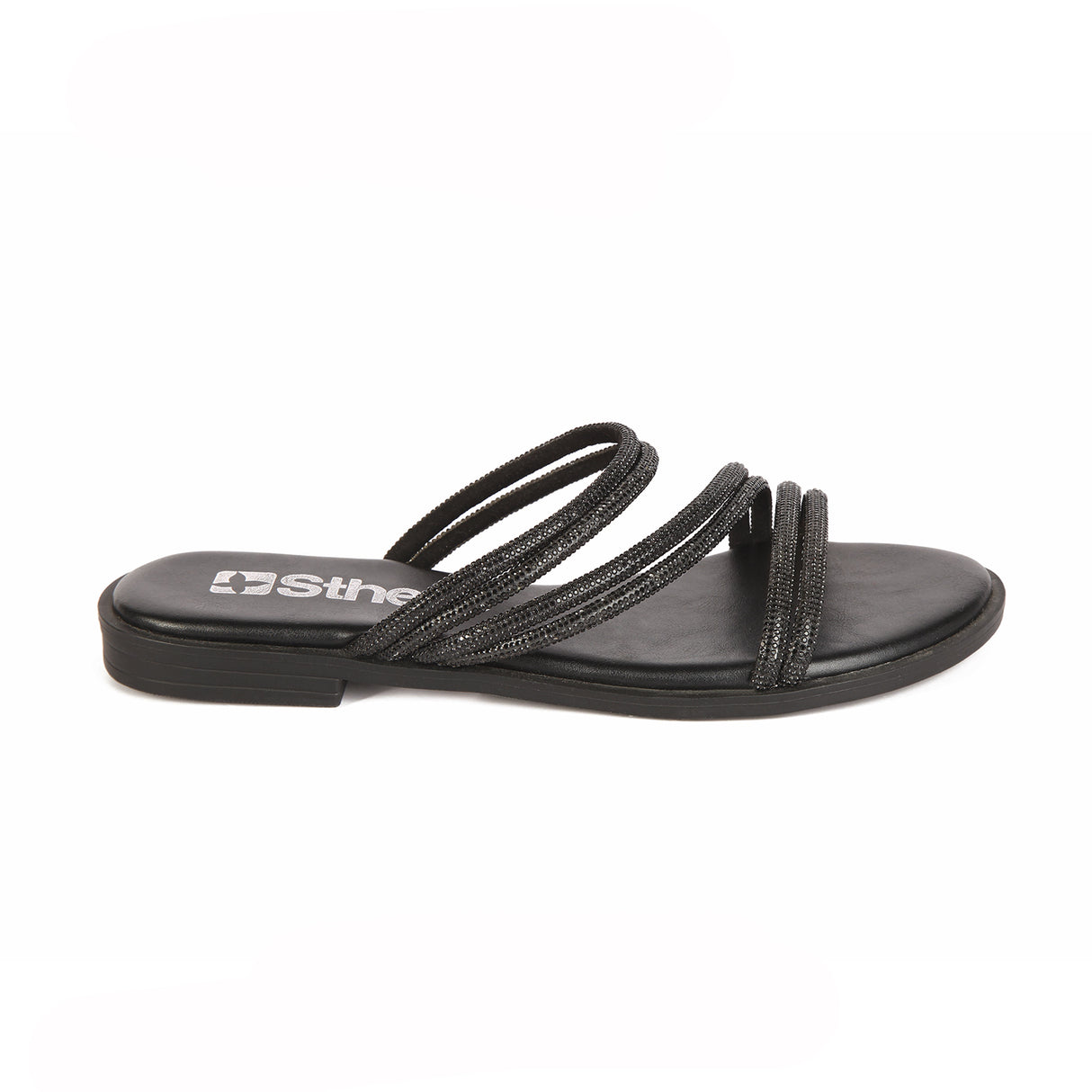 SANDALIA MUJER STHEF CASUAL NEGRO 7859