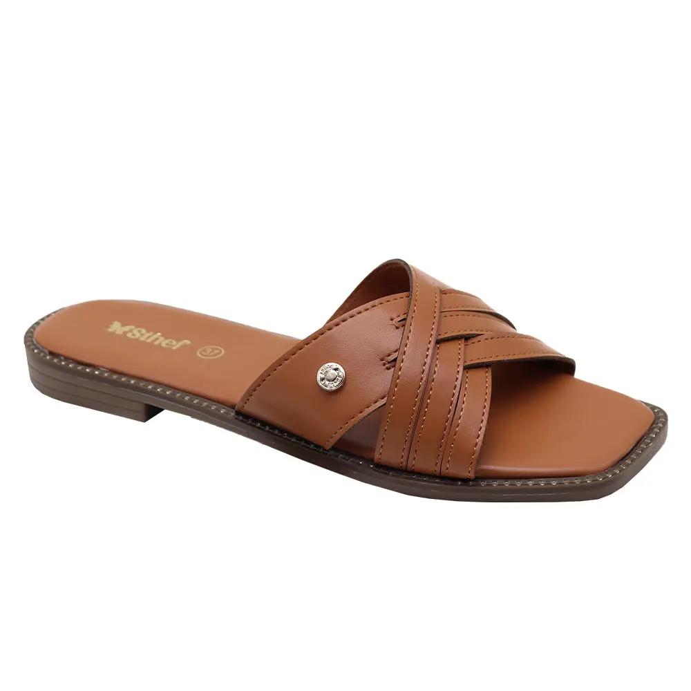 SANDALIA MUJER STHEF CASUAL CAMEL 7860 Sthef