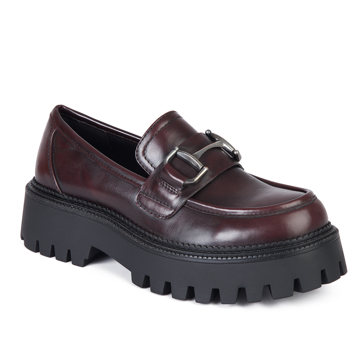 MOCASIN MUJER STHEF BURGUNDY 7920