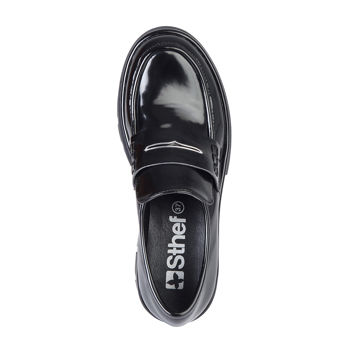 MOCASIN MUJER STHEF NEGRO 7921