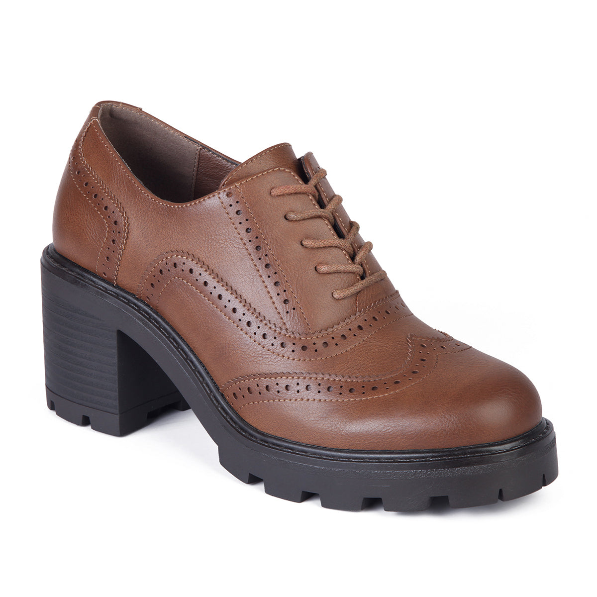 MOCASIN MUJER STHEF MARRON 7927