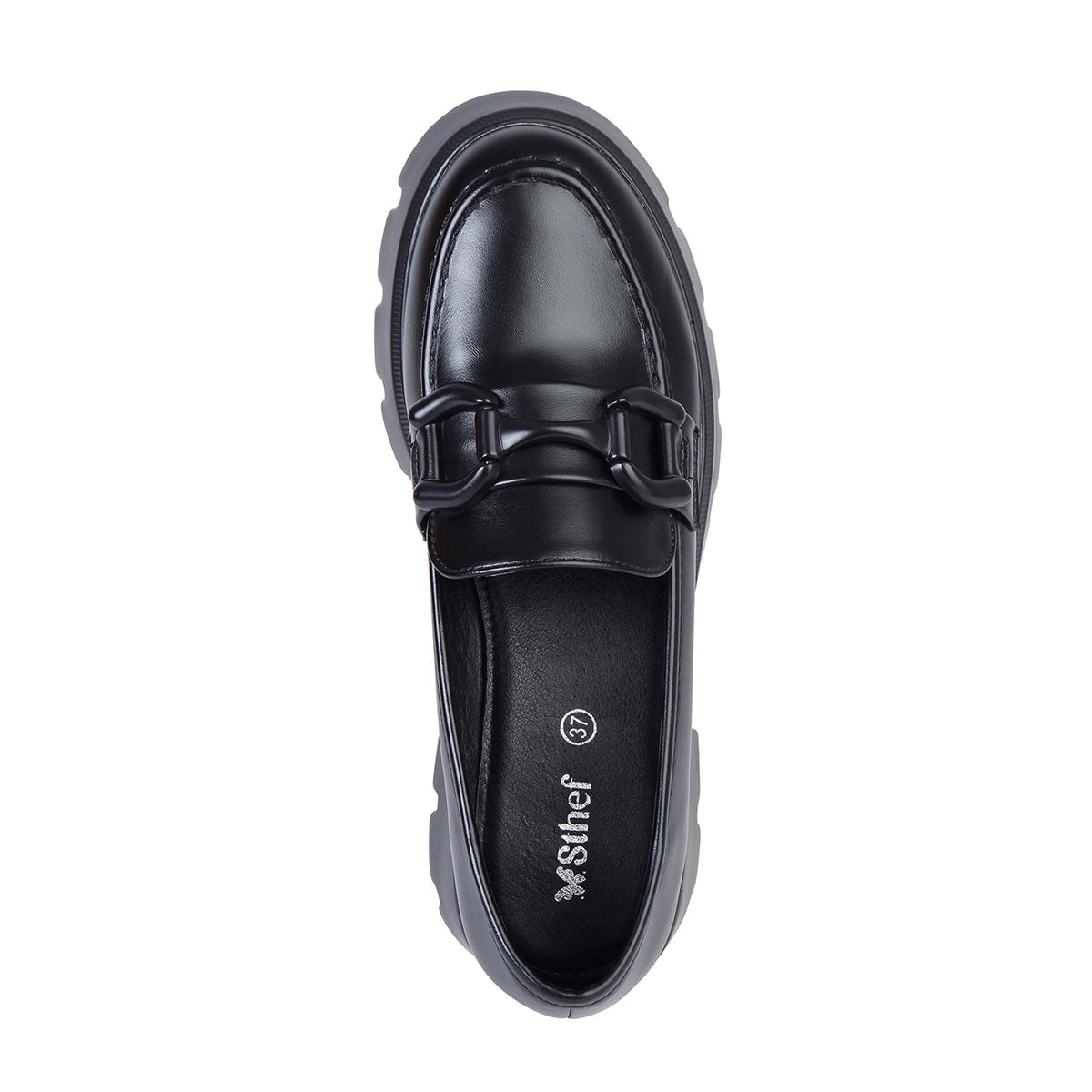 MOCASIN MUJER STHEF NEGRO 7929