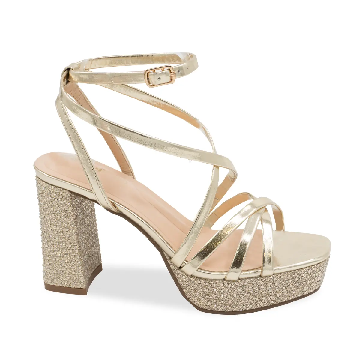 SANDALIA MUJER STHEF FIESTA DORADO 7932-A Sthef