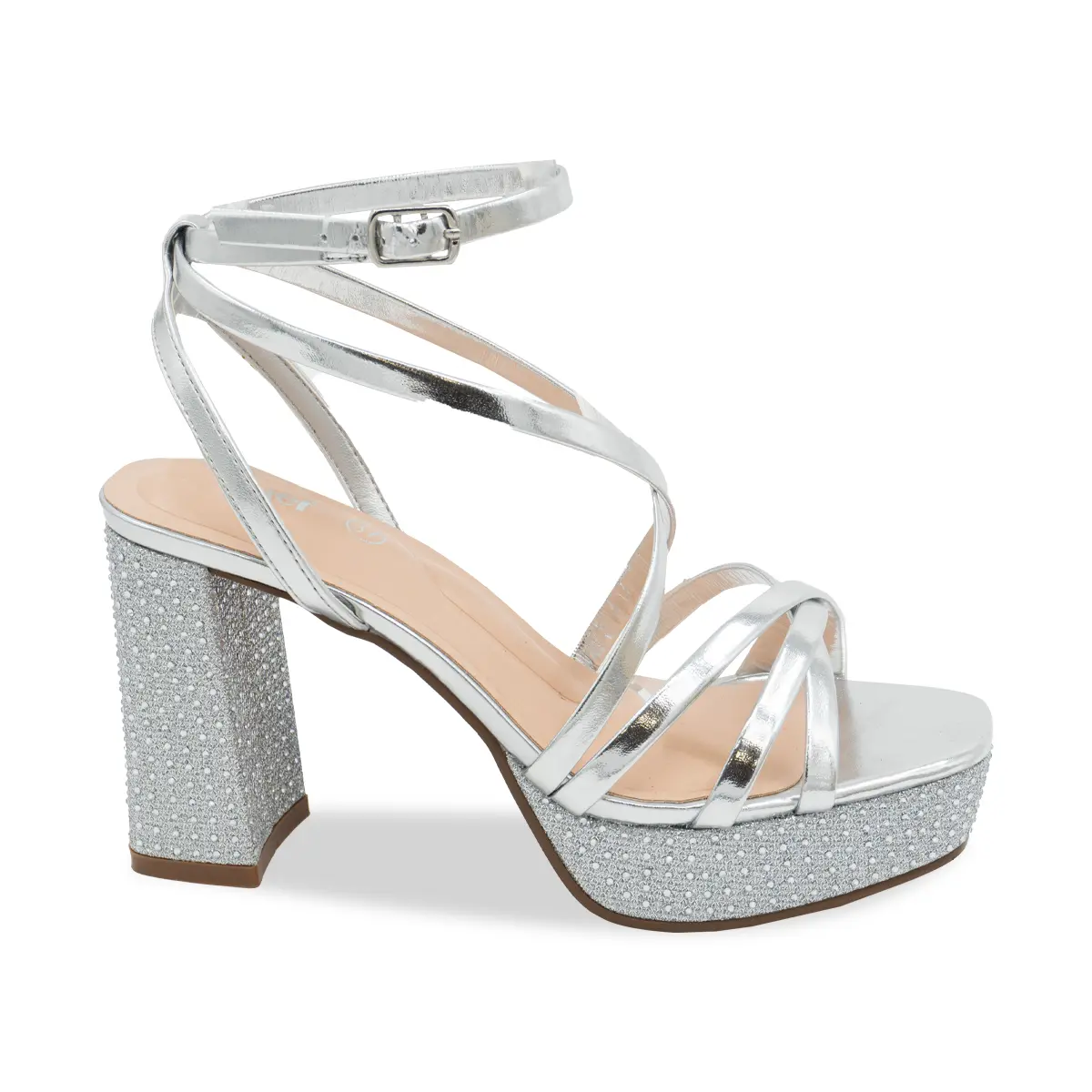 SANDALIA MUJER STHEF FIESTA PLATA 7932-A Sthef