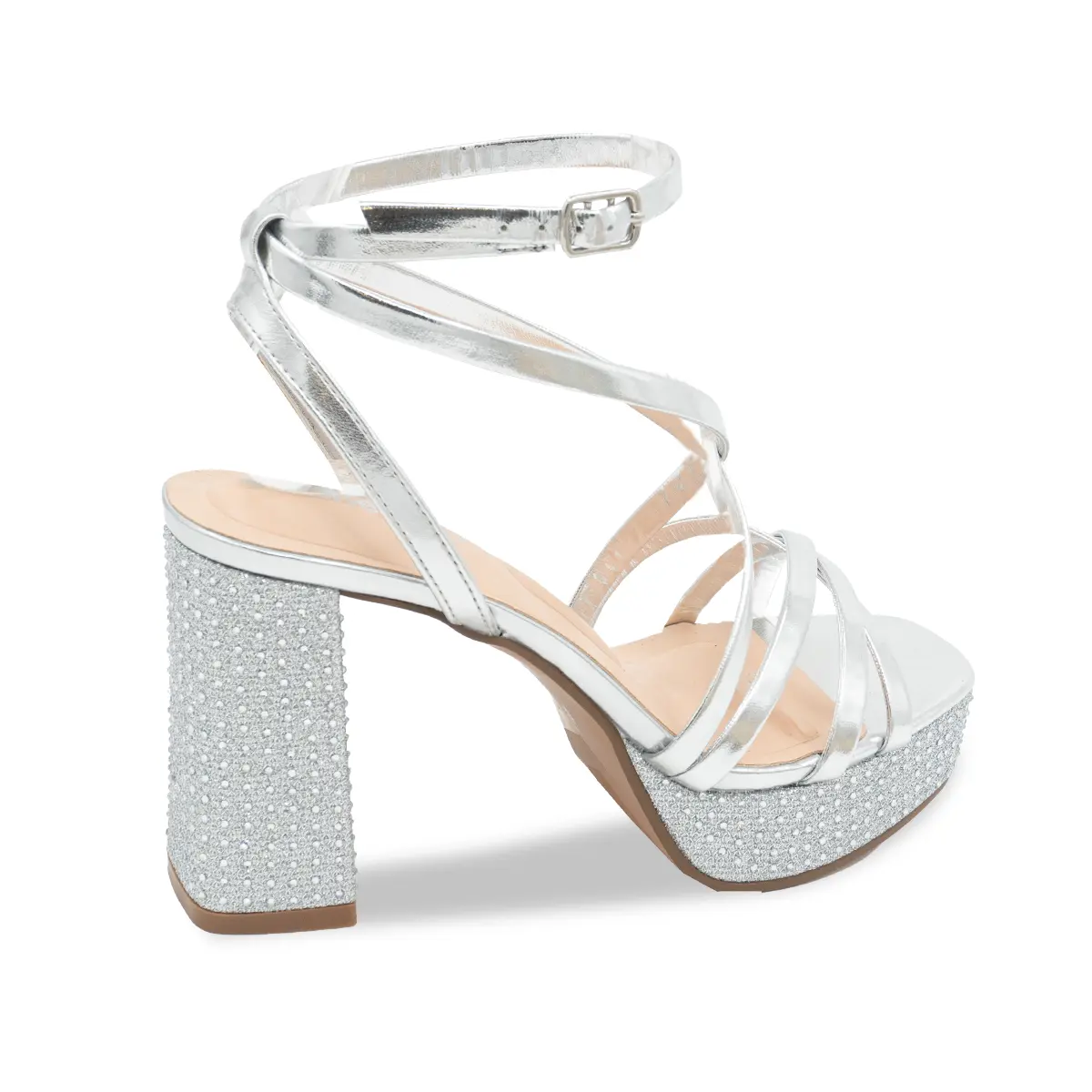 SANDALIA MUJER STHEF FIESTA PLATA 7932-A Sthef