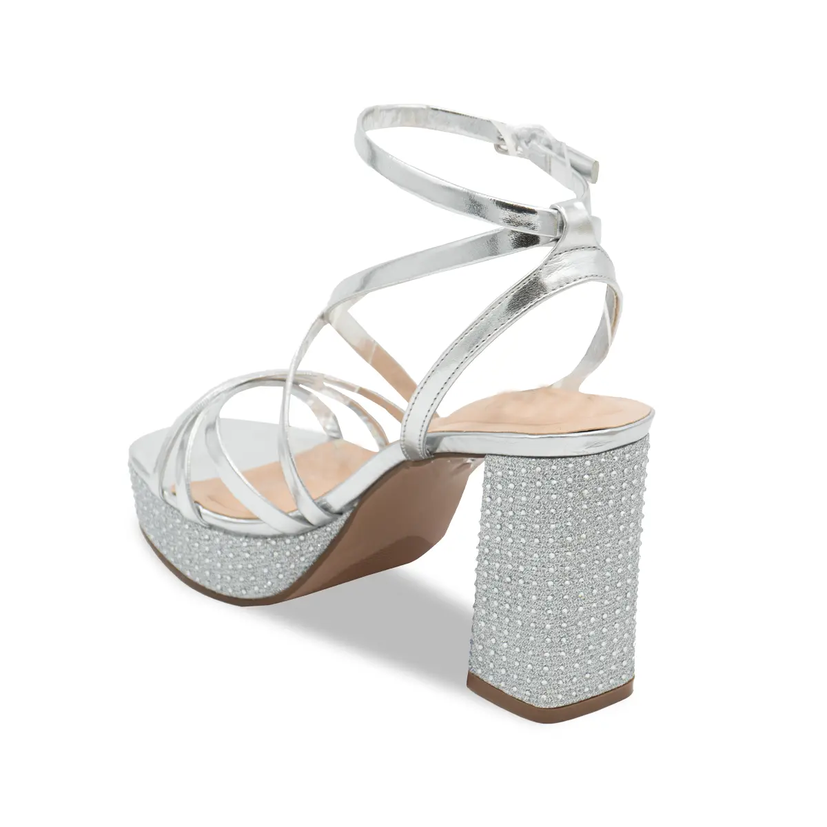 SANDALIA MUJER STHEF FIESTA PLATA 7932-A Sthef