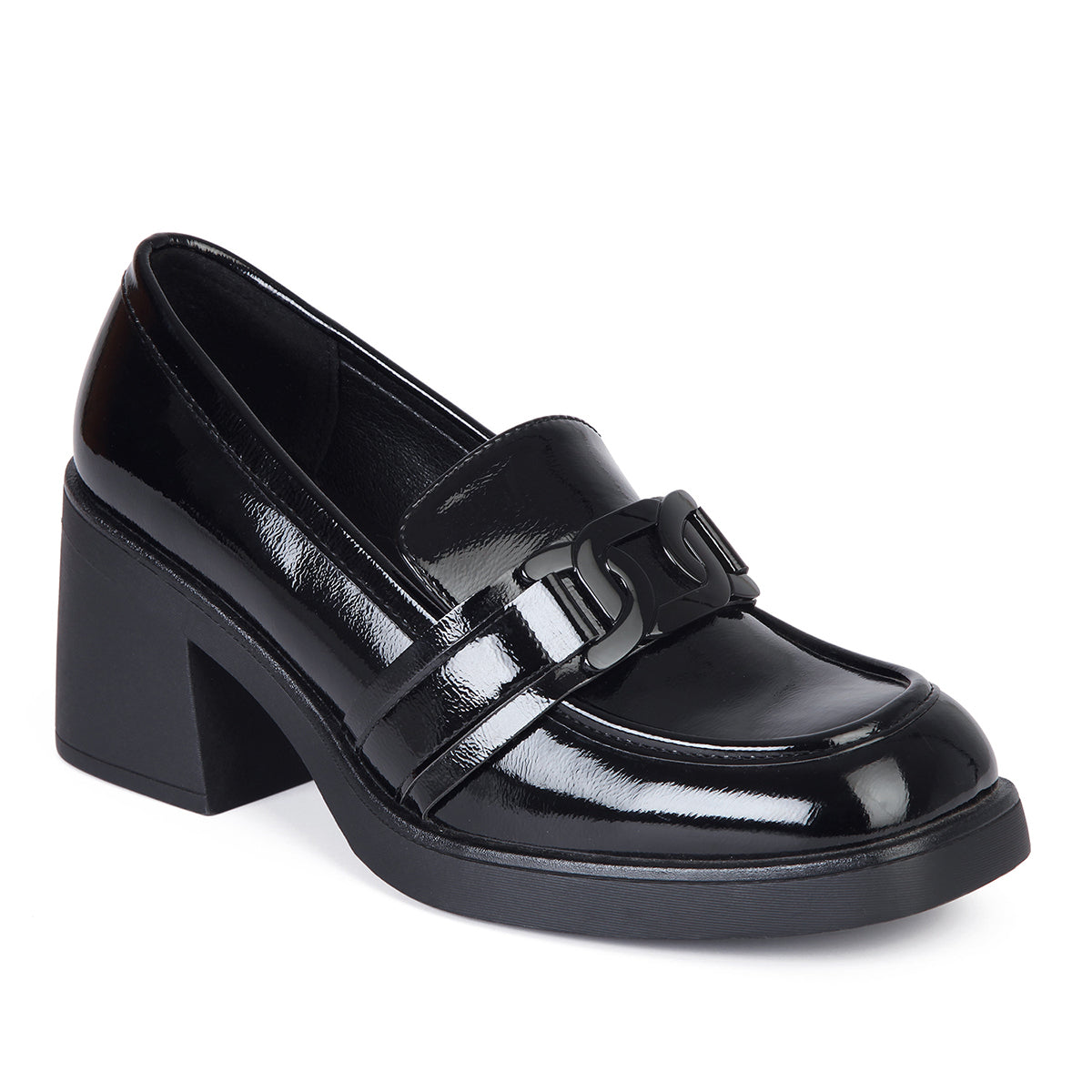 MOCASIN MUJER STHEF NEGRO CHAROL 7936