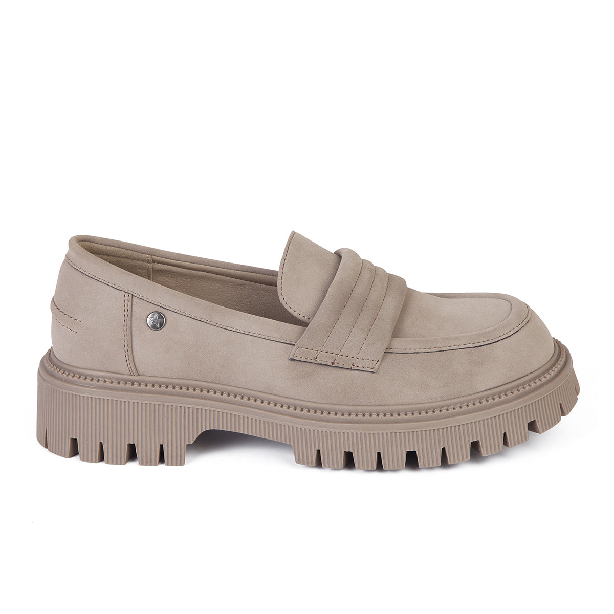 MOCASIN MUJER STHEF BEIGE 7949