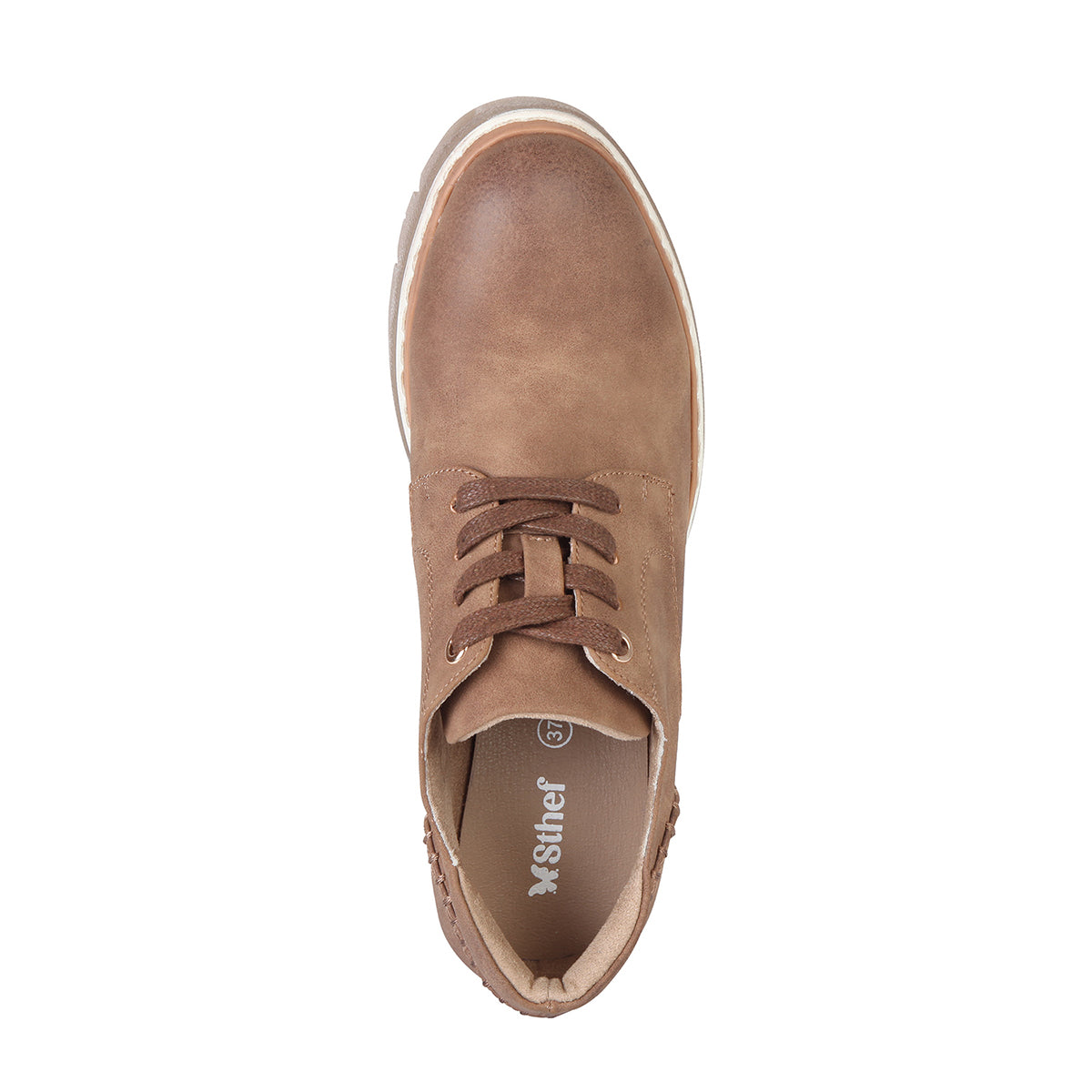 MOCASIN MUJER STHEF CAMEL 7952