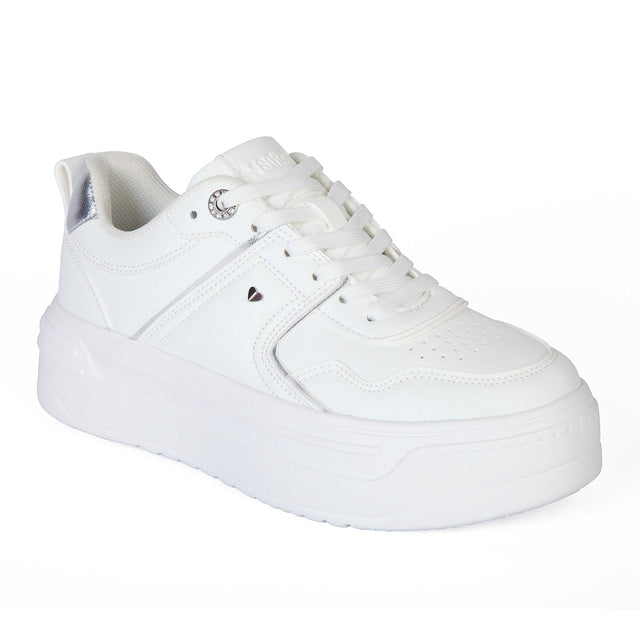 ZAPATILLA MUJER STHEF CASUAL WHITE/SILVER 7979 Sthef