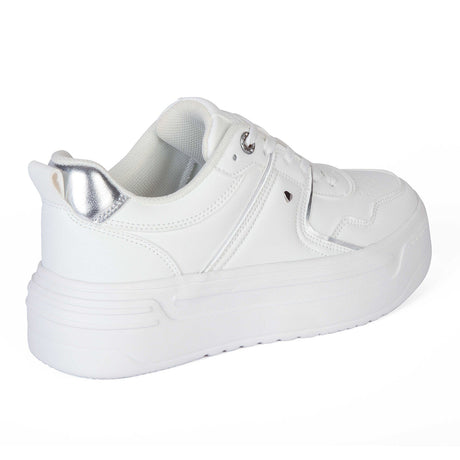 ZAPATILLA MUJER STHEF CASUAL WHITE/SILVER 7979 Sthef