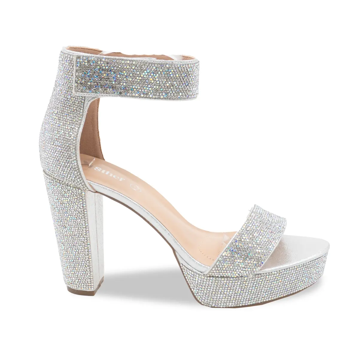 SANDALIA MUJER STHEF FIESTA PLATA 7993-A Sthef