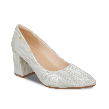 Zapato Vestir Mujer 8122 Plata Sthef Sthef