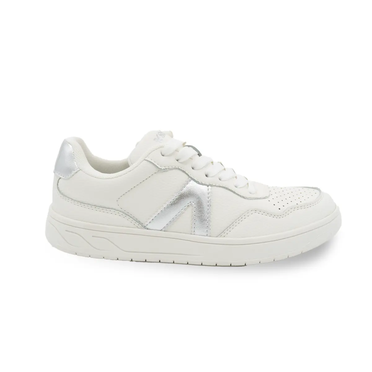 ZAPATILLA MUJER STHEF CASUAL BLANCO/PLATA 8143 Sthef