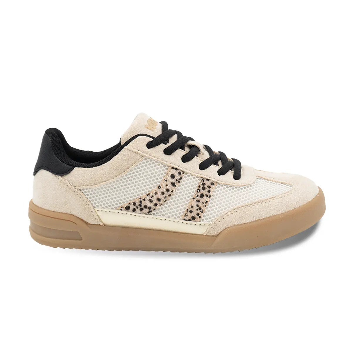 ZAPATILLA MUJER STHEF CASUAL BEIGE/NEGRO 8144 Sthef