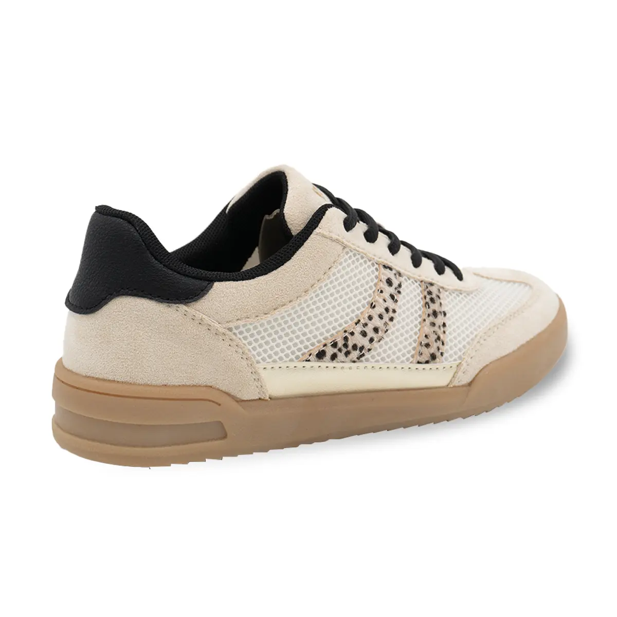 ZAPATILLA MUJER STHEF CASUAL BEIGE/NEGRO 8144 Sthef