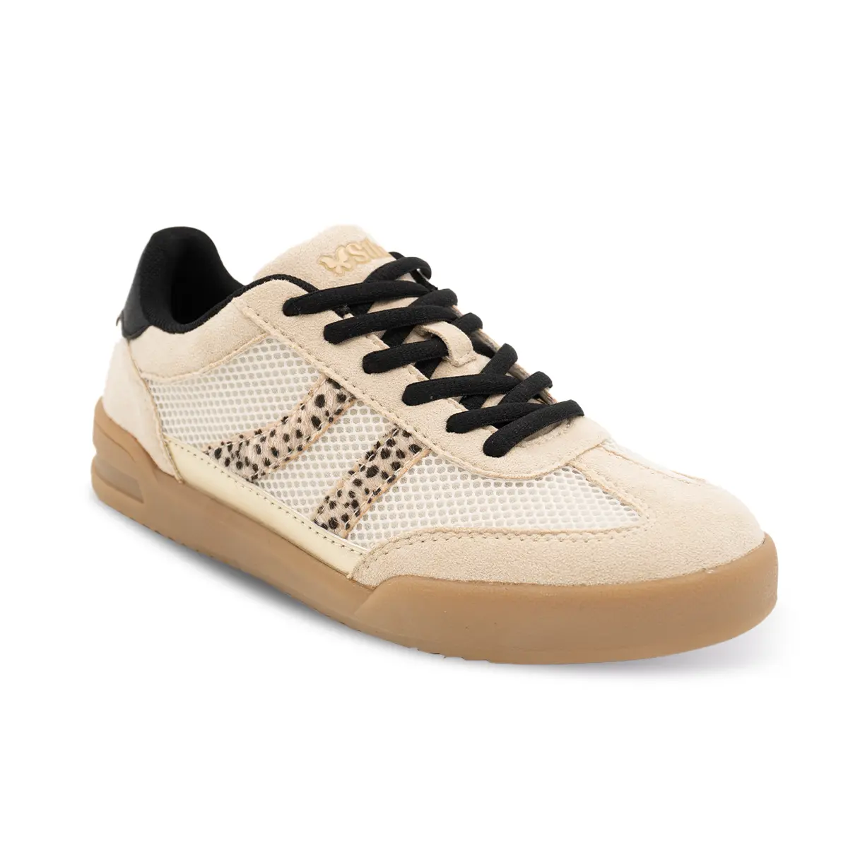 ZAPATILLA MUJER STHEF CASUAL BEIGE/NEGRO 8144 Sthef