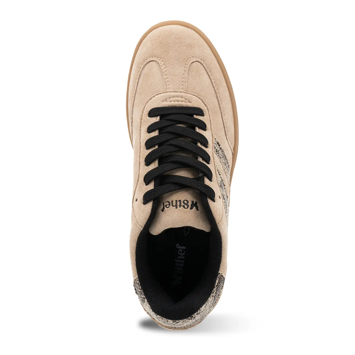 ZAPATILLA MUJER STHEF CASUAL BEIGE/ANIMAL PRINT 8145 Sthef